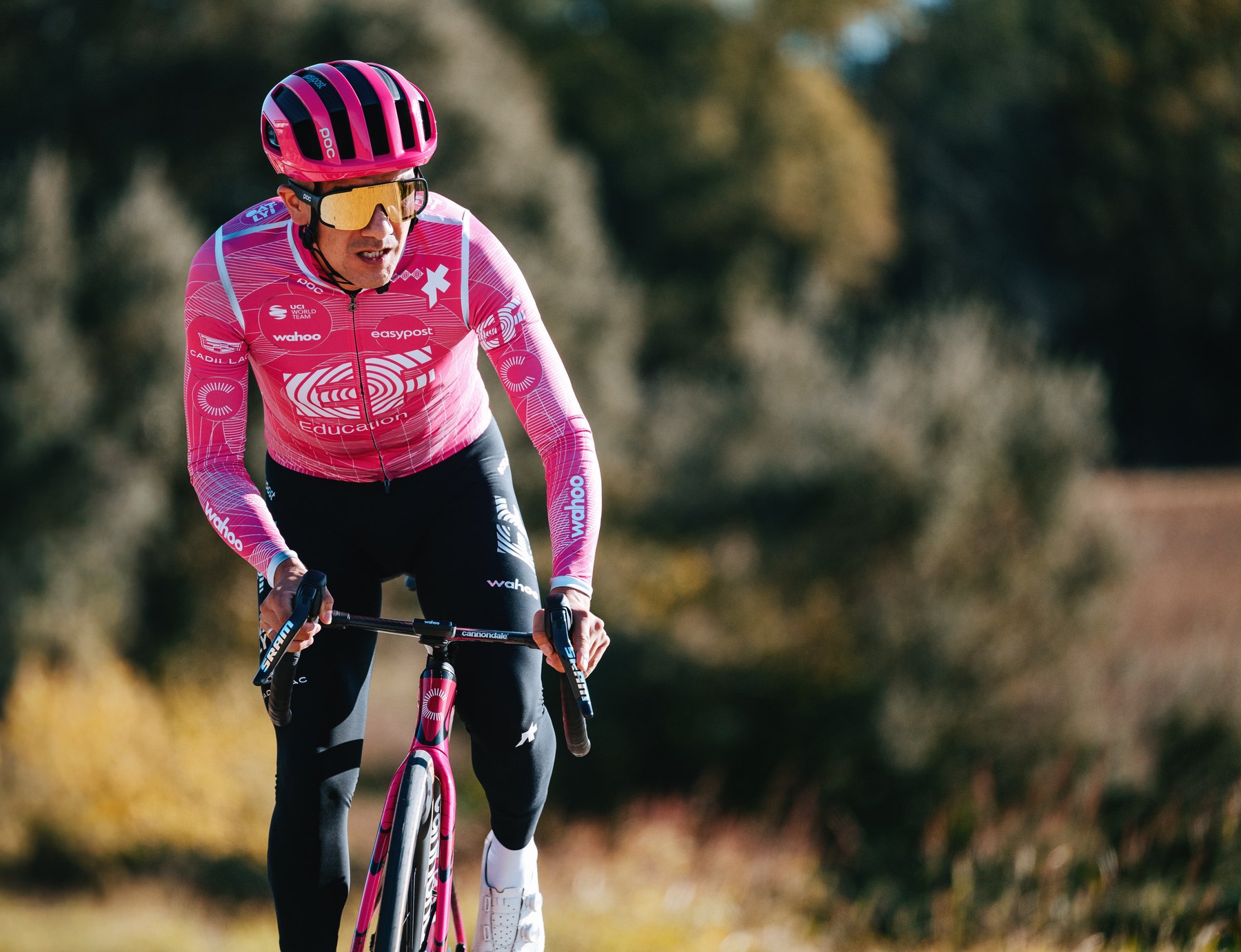 Richard Carapaz en acción con EF Education-EasyPost en 2026