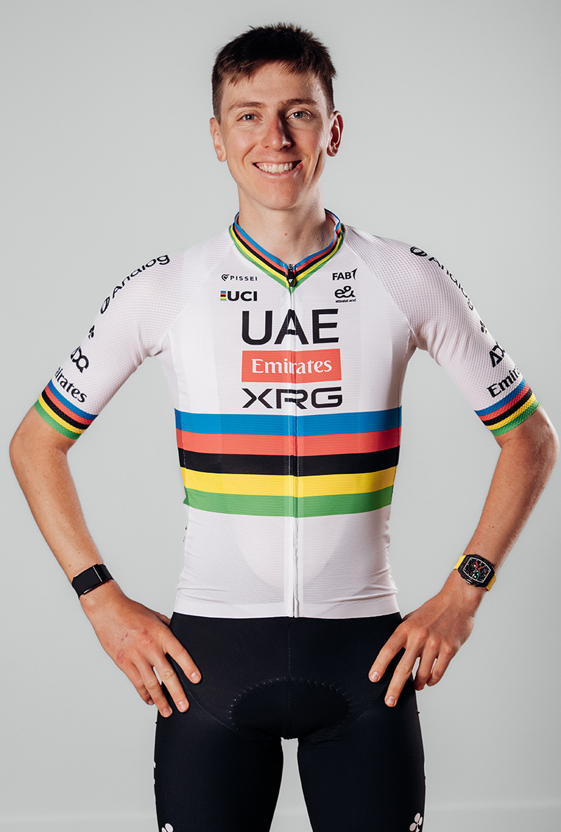 Tadej Pogačar con UAE Team Emirates-XRG