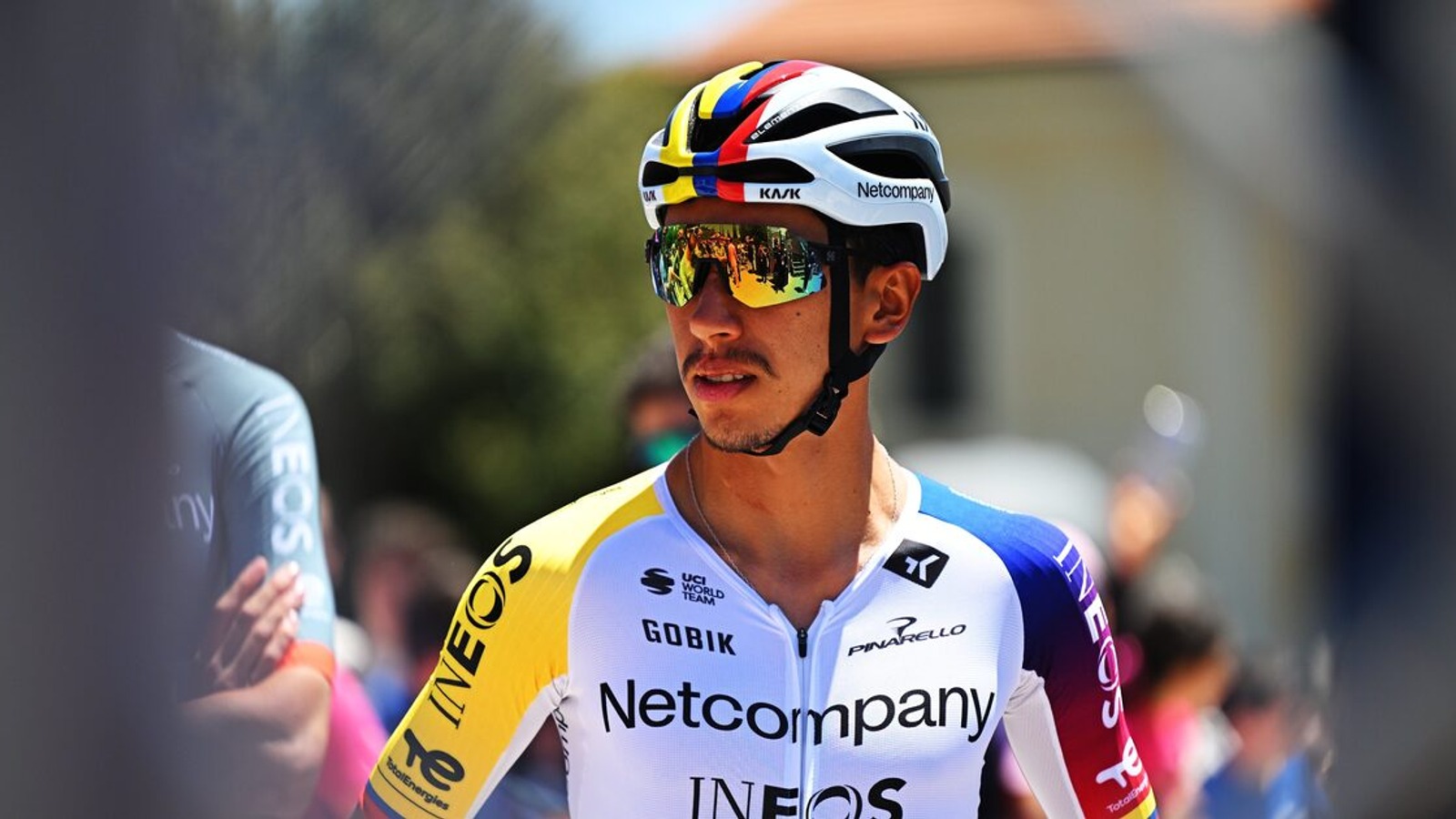 Tour 2026: así le fue a Egan Bernal en la etapa 4 Egan Bernal con uniforme de Netcompany INEOS, rostro visible, imagen nueva para etapa 4 del Tour de Francia 2026