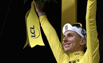 Pogacar obliga al Tour 2026 a correr contra UAE Tadej Pogacar con el maillot amarillo del Tour de Francia 2026
