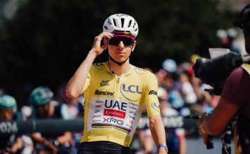Tadej Pogacar Tour 2026 etapa 20: lider antes de Paris Tadej Pogacar durante la etapa 20 del Tour de Francia 2026