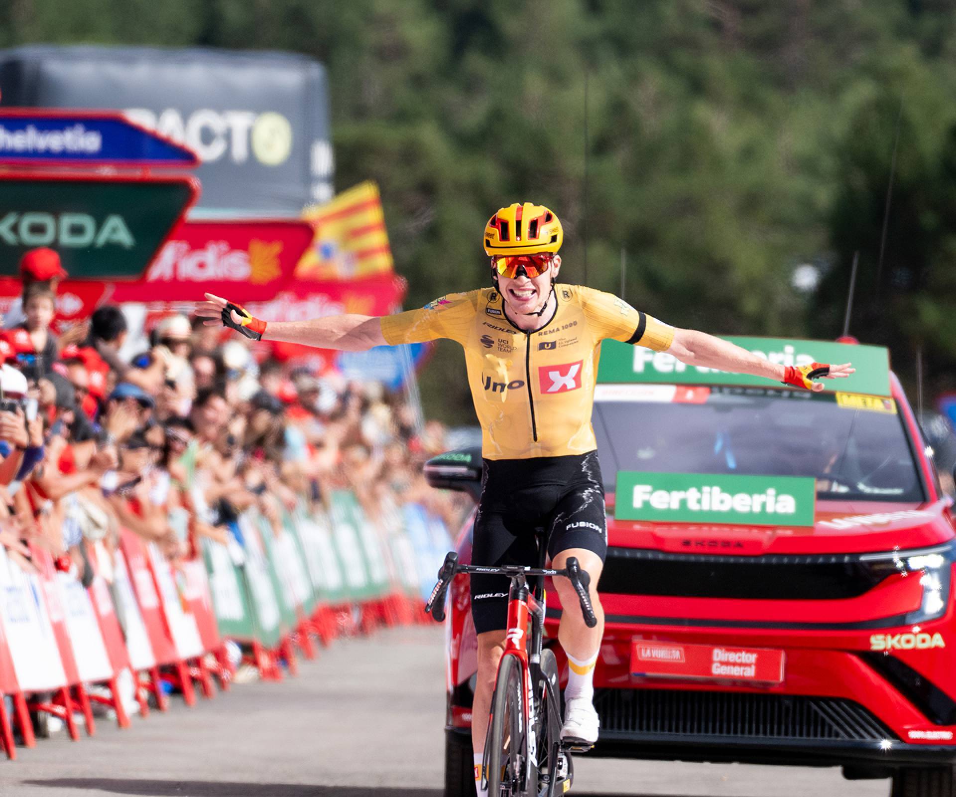 Andreas Leknessund y Uno-X Mobility en la etapa 7 de La Vuelta 2026