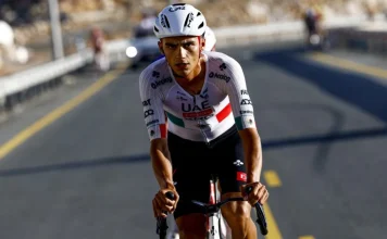 Isaac Del Toro ya tiene fecha para volver a correr Isaac Del Toro en carrera con UAE Team Emirates-XRG