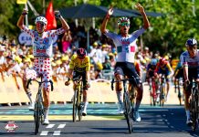 Isaac Del Toro blindado hasta 2031: qué gana UAE Isaac Del Toro y Tadej Pogacar celebran el 1-2 de UAE en el Tour de Francia 2026
