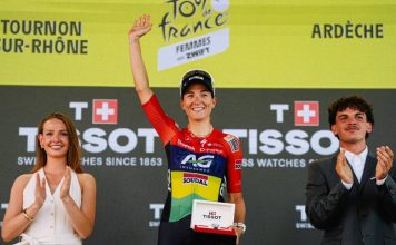 Tour de Francia femenino 2026: clasificación general tras etapa 6 Kim Le Court-Pienaar gana la etapa 6 del Tour de Francia femenino 2026 en Tournon-sur-Rhone