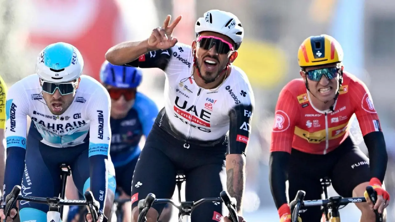 Juan Sebastián Molano del UAE Team Emirates en el CRO Race 2026