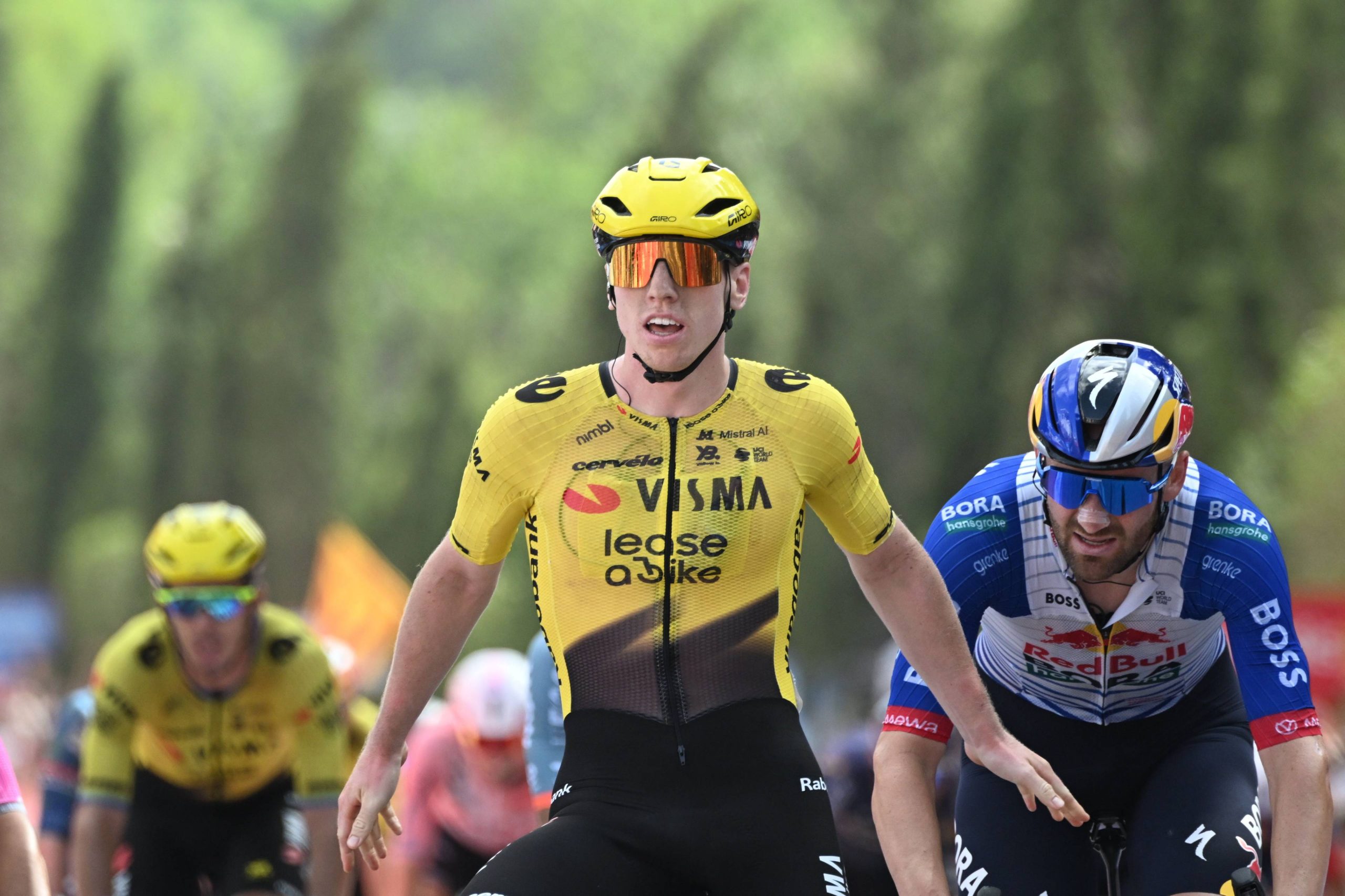 Matthew Brennan y Jordi Meeus velocistas etapa 8 Vuelta a España 2026