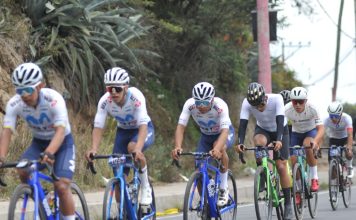 Vuelta a Colombia 2026 confirma seis equipos extranjeros Ciclistas del Movistar Best PC durante la Vuelta a Colombia