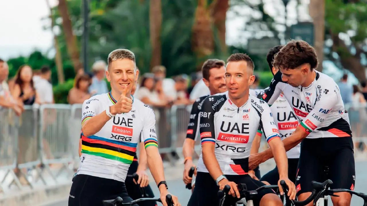 Tadej Pogacar antes de La Vuelta a España 2026