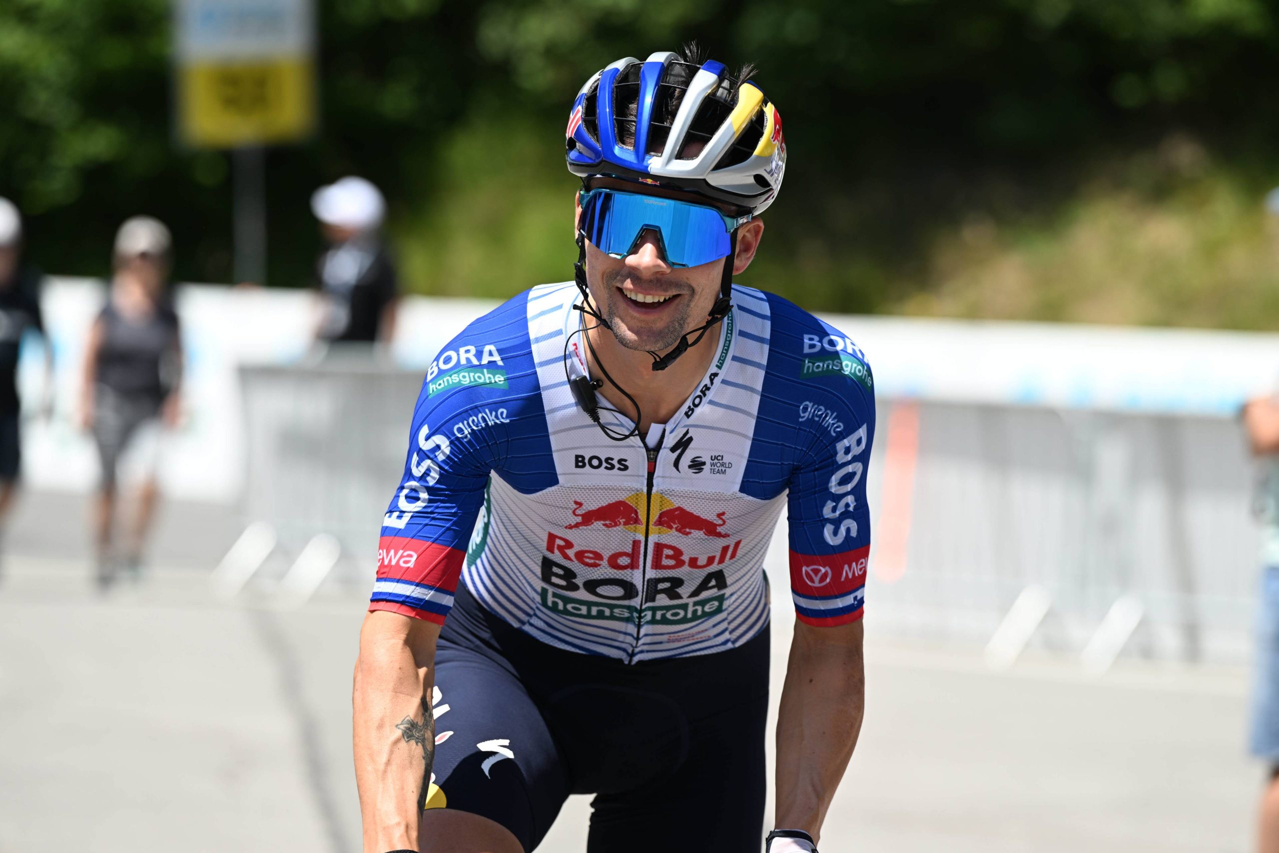 Primoz Roglic con Red Bull-BORA-hansgrohe antes de la Vuelta a España 2026