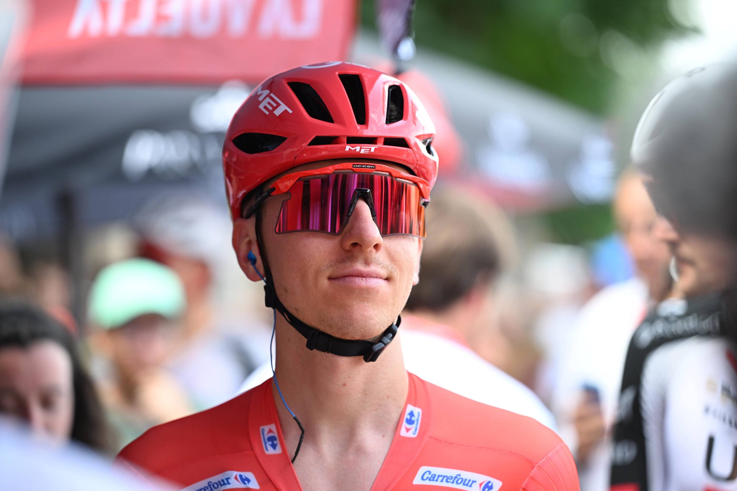Tadej Pogacar en la Vuelta a España 2026 rumbo a Valdelinares