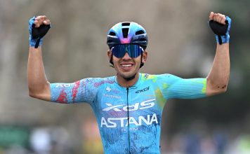 Colombianos en La Vuelta 2026: etapa 3 cancelada y posiciones Harold Tejada con XDS Astana en 2026