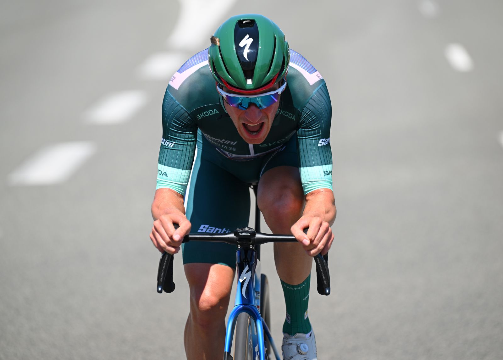 Corredor de Team Visma durante la etapa 5 de La Vuelta 2026