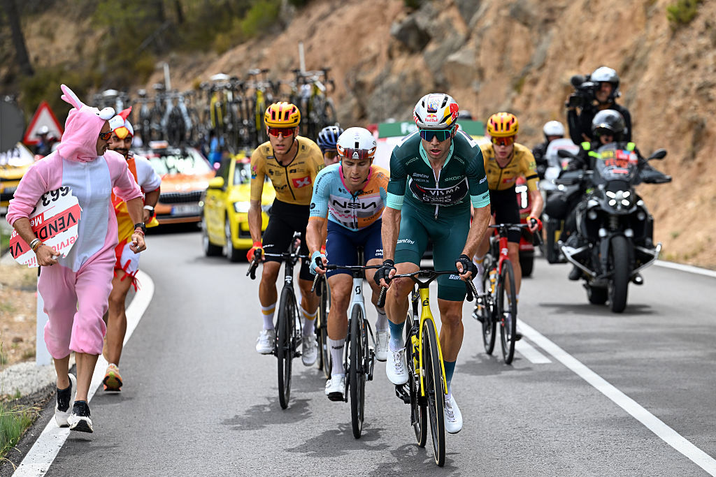 Wout van Aert durante la fuga de la etapa 7 de La Vuelta 2026