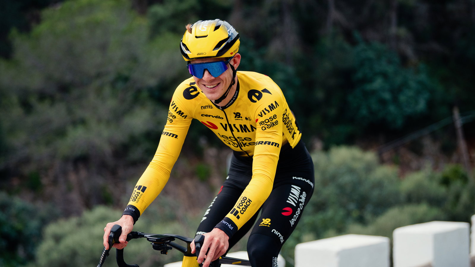 Louis Barré con el uniforme de Visma