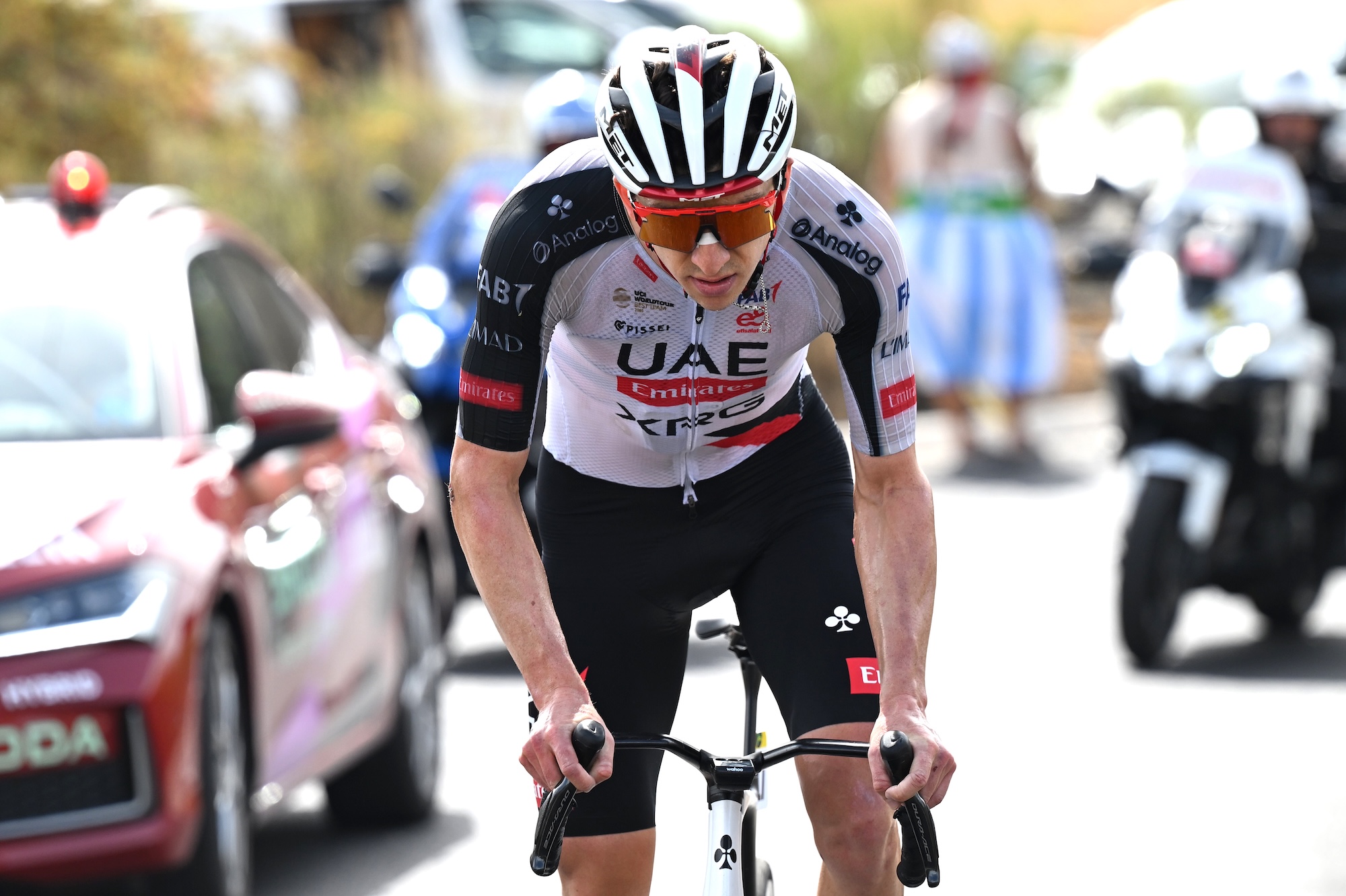 Kevin Vermaerke durante la fuga de la etapa 14 de La Vuelta 2026