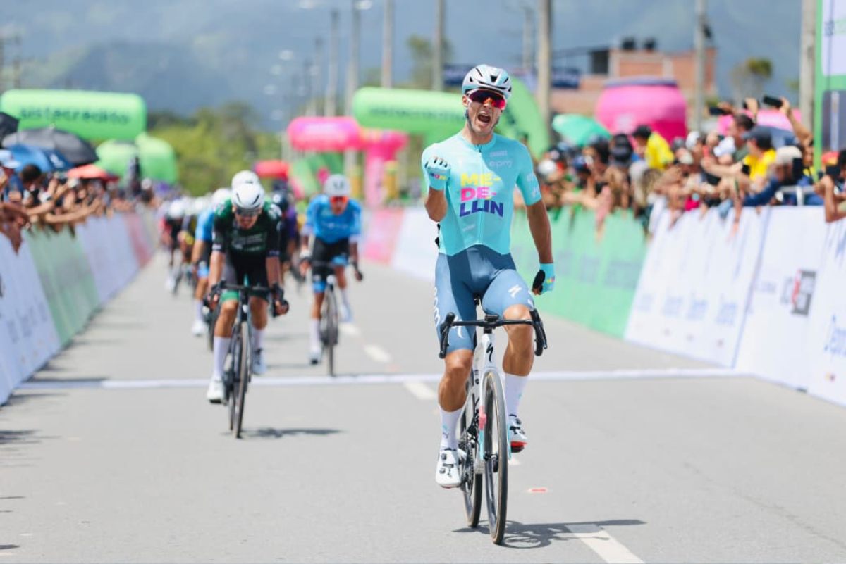 Wilmar Paredes con el Team Medellín-EPM en la Vuelta a Colombia 2026