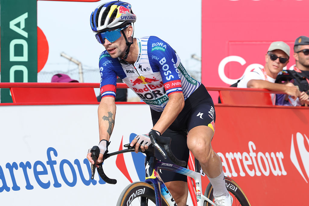 Primož Roglič durante la etapa 14 de La Vuelta 2026