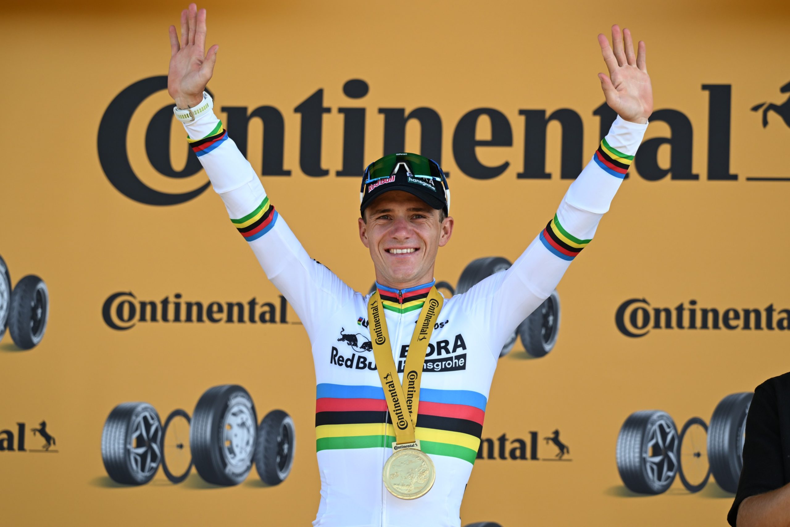 Remco Evenepoel, campeón mundial de contrarreloj 2026 y rival de Del Toro en la prueba de ruta