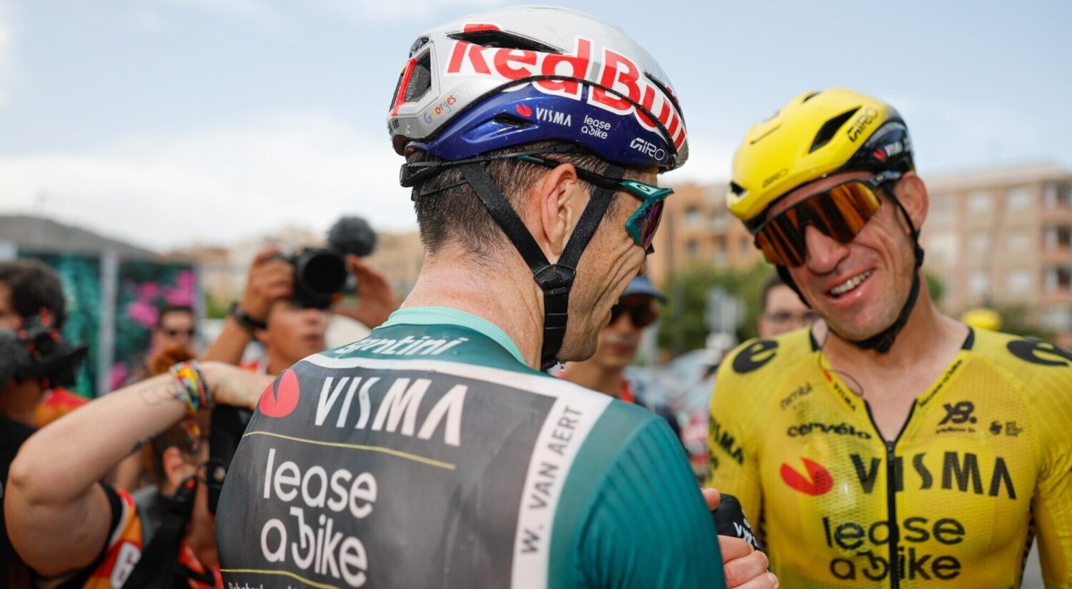 Team Visma durante la etapa 11 de la Vuelta a España 2026
