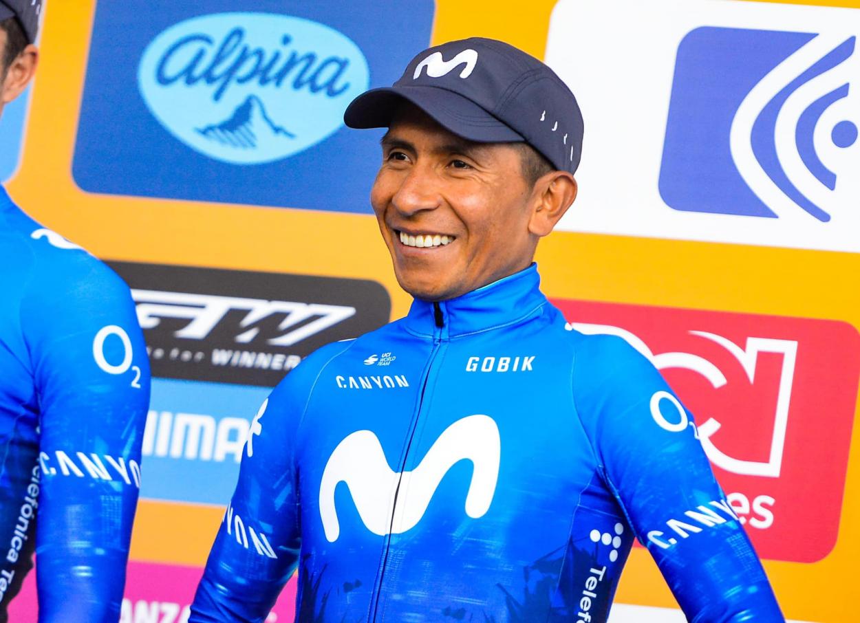 Nairo Quintana durante la temporada 2026