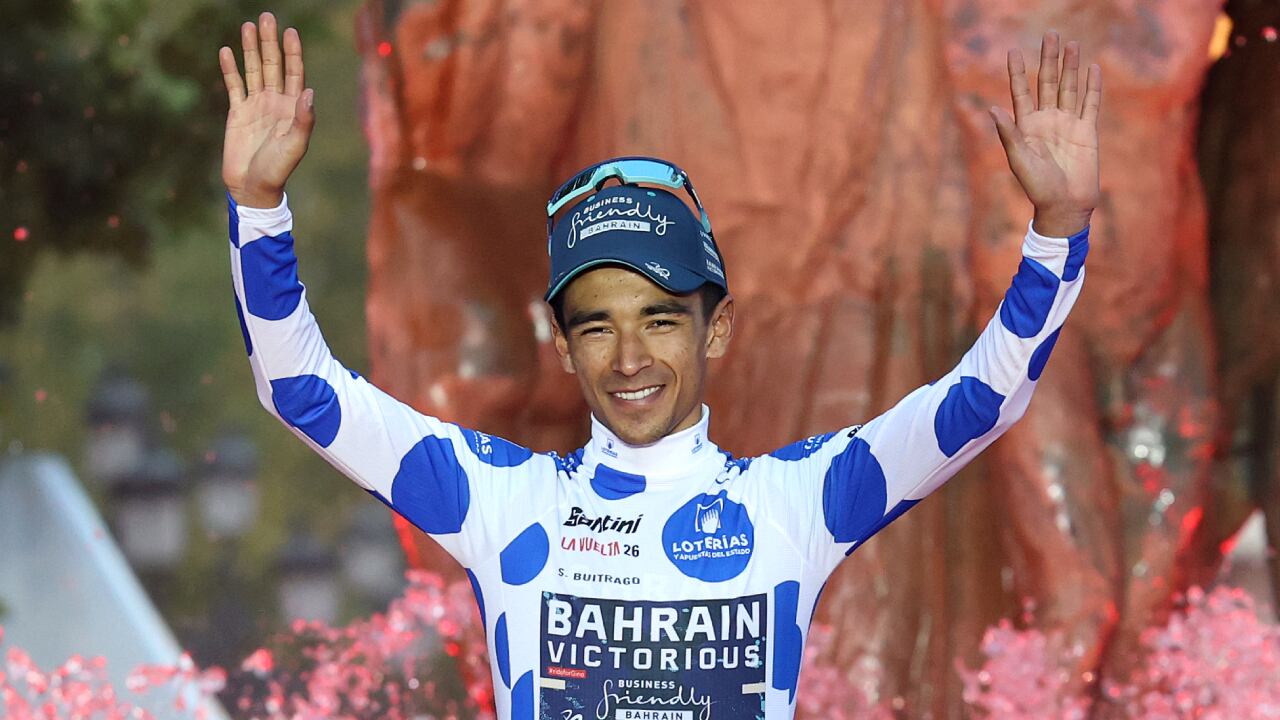Santiago Buitrago durante la Vuelta a España 2026